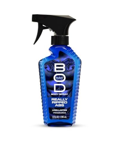 BOD man Fragrance Body Spray, Really Ripped Abs, 8 fl oz