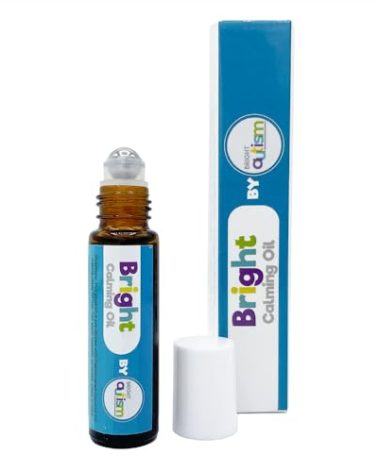 Bright Calming Oil by Bright Autism - Essential Kids Oil for Stress Relief - Natural Sleep Aid, Gentle Organic Blend Roll-On 10ml - Great Addition to Your Kids Sleep Routine.