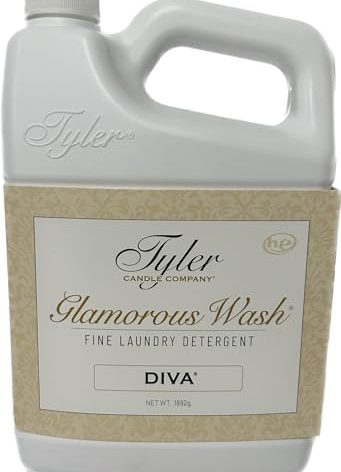 Tyler Glam Wash Laundry Detergent, Diva, Liquid, 64 Fl Oz (Half Gallon) HE Safe