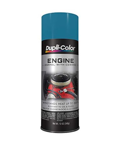Dupli-Color DE1619 Engine Enamel Spray Paint with Ceramic - Chrysler Green - 12 oz Aerosol Can