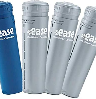 FROG @Ease Mineral Cartridge + SmartChlor Cartridges for Marquis, Caldera, Artesian & Hot Springs Spas - Hot Tub Sanitizer, CYA Free, for up to 600 Gallons