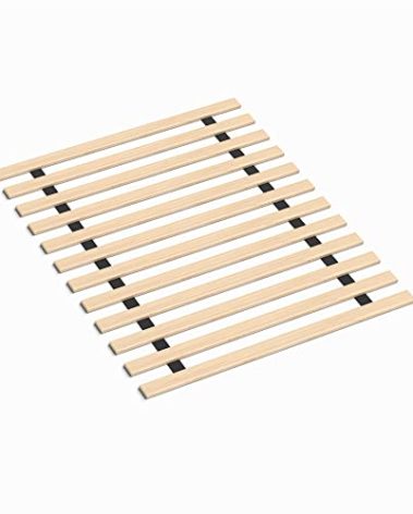 Continental Sleep, 0.68-Inch Horizontal Wooden Bunkie Board/Bed Slats, Enhance Mattress Support, Twin(39"), Beige