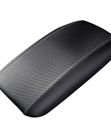 Autorder Center Console Cover for 2016-2019 2020 2021 Hyundai Tucson Accessories Carbon Fiber Armrest Cover Waterproof Anti-Scratch Center Console Armrest Protector Pad