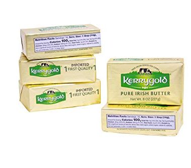 Kerrygold Salted Butter, 8 Oz Foil Pack (Pack Of 5)