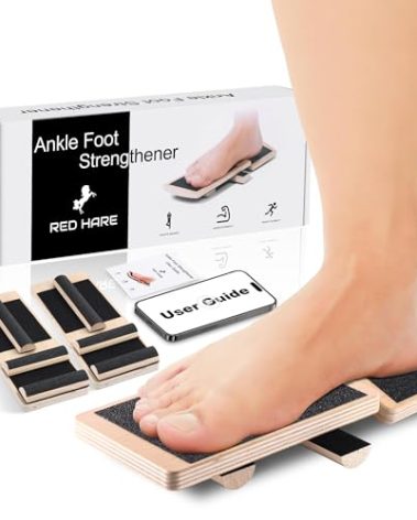 Adjustable Ankle Balance Board with 2 Single Leg Balance Boards and 6 Balance Bars, Versatile Ankle Strengthener for Stability, Rehab & Pain Relief