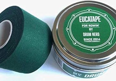 Eucatape Eucalyptus Infused Rowing Tape – Helps Protect Hands & Strength & Grip Indoor Machine or Outdoor Sculling Crew Green