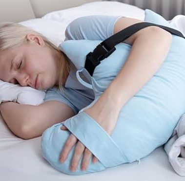 Allersoft| American Owned Company| Post Shoulder Surgery Pillow, Rotator Cuff Pillow. Relief from Shoulder Pain or Frozen Shoulder. Cooling Fabric Reduces Sweating