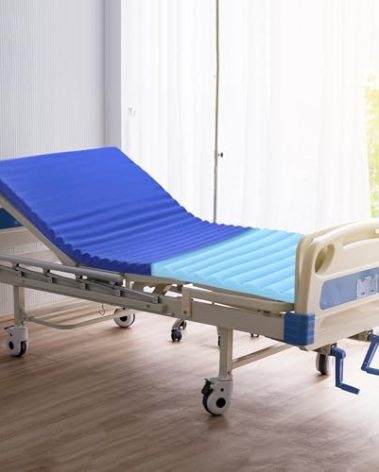 MABOZOO Waterproof Wave Shape Hospital Bed Mattress Topper for Bed Sore, Ulcer, Bedridden Treatment - Medical Foam Care Pad (78" x 36")