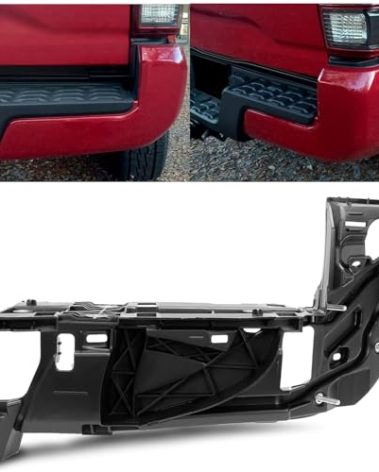 HECASA Rear Bumper Outer Extension Insert Bracket Passenger Side RH Compatible with Tacoma 2016-2023 Replacement for 52153-04010 TO1105136
