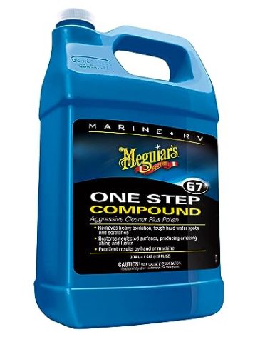 Meguiar's M6701 Marine/RV One Step Compound 1 Gallon