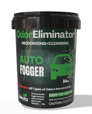 Chlorine Dioxide Fogger Deodorizing Kit, Car Bomb Odor Eliminator, Smoke Smell Remover For Car, Scent Bomb Air Freshener & Deodorizer. Easy to Use Kit Eliminates All Kinds of Odors!