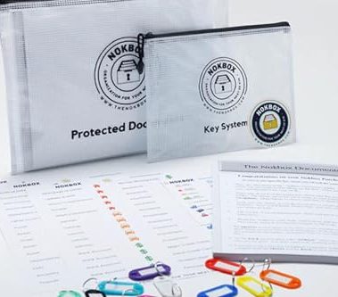 The Nokbox Lite – DIY Estate Planning Organizer & Emergency Kit | Home & Office Organization, Document Organizer for Families, Legacy Planning, Next of Kin, Paper Clutter Solution