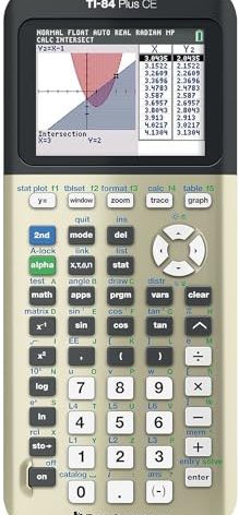 Texas Instruments TI-84 Plus CE Color Graphing Calculator, Golden Ratio (Metallic)