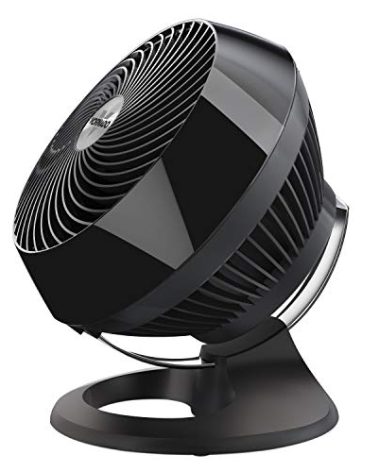 Vornado 660 Large Whole Room Air Circulator Fan for Home, 4 Speeds and 90-Degree Adjustable Tilt, Removable Grill, 10 Inch, Floor Fan for Bedroom, Office, Black