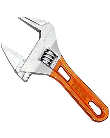 FUJIYA Tools, FLS-32G-F, Short Adjustable Wrench with Grip