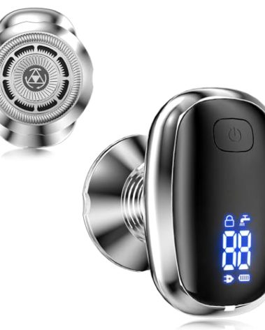 Electric Razors for Women Legs 3-Blade Shaver Heads Waterproof Rechargeable Shaver Multi-Use for Hair Removal on Legs Bikini Body (Silver)