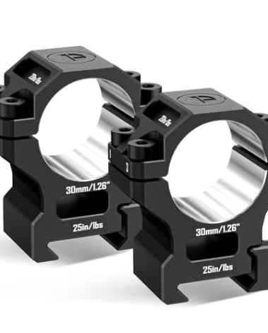 DISCOVERYOPT 30mm Scope Rings, Precision Lapped Picatinny Scope Rings, Medium Profile 30mm Diameter Scope Mount for Picatinny Rail… B0D6VSQH2V