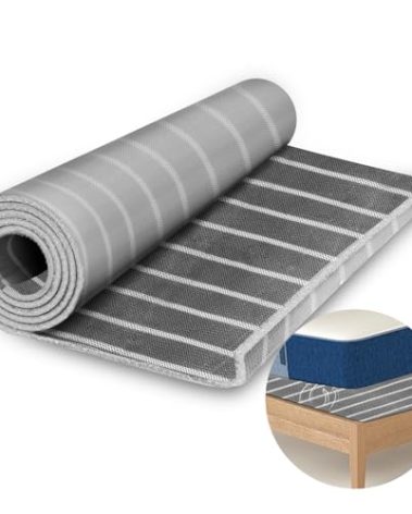 Mattress Underlay Under Mattress Pad with Breathable Meshfiber Cuttable Under Mattress Ventilation Aire-Flow Mattress Underlay for RV Bed Camper Boat （118.1 * 39.3in）