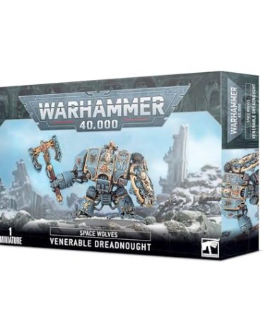 Warhammer Space Wolves Venerable Dreadnought, Bjorn The Fell-Handed, Murderfang Marines 53-12