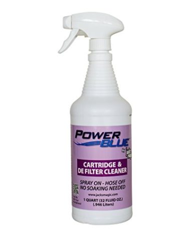 Power Blue Instant Spray Cartridge & DE Filter Cleaner, 32 oz.