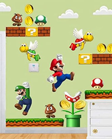 Brothers Wall Decals | Build a Scene Vinyl Wall Stickers | Removable Peel and Stick Decals