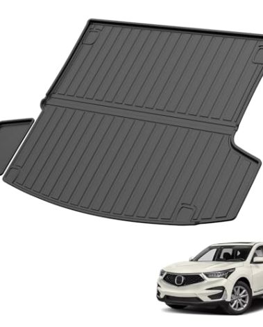RDX 2019-2024 2025 Cargo Liner - Custom Fit Trunk Mats for Acura RDX 2019-2025 Cargo Mat - All Weather Cargo Tray TPE Rubber Floor Mat