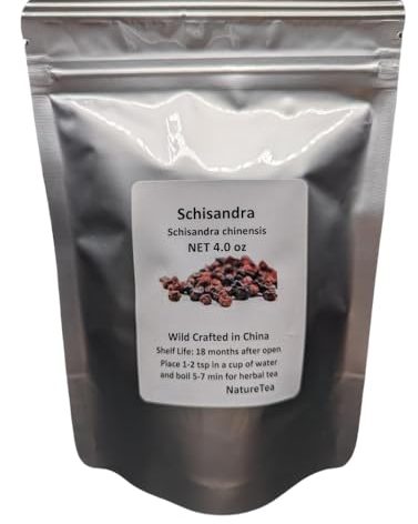 Schisandra Berry - "NEW CROP" Schisandra chinensis Dried Loose Berry from 100% Nature (4 oz)