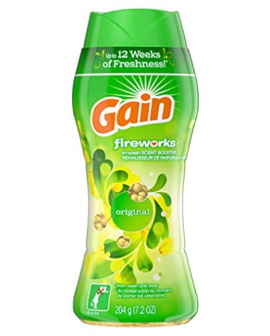 Gain Fireworks in-Wash Scent Booster Beads, Original, 7.2 oz