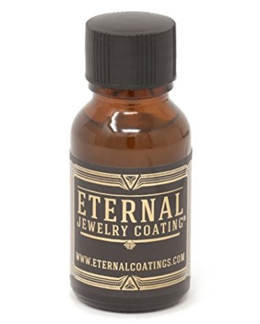Eternal Jewelry Coating, Clear Protective Polish-on Sealant to Protect and Shield Metal and Stone Jewelry from Tarnish, Wear and Prevent Allergies .5oz (Single Unit)