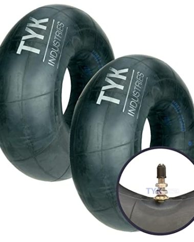 (2-Pack) TYK Industries 26x8-14, 26x10-14 Inner Tube For ATV, UTV, Side By Side Radial Tire Tube with a TR6 Metal Valve Stem