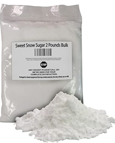 Naturejam NO MELT Sweet Snow Sugar 2 Pounds Bulk Bag for Doughnuts and Pastries-White Sugar For Powdered Donuts Origin: Germany
