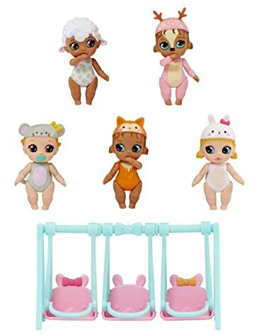 Baby Born Surprise Mini Babies Woodland-Themed Bundle - Value Playset with 5 Collectible Mini Baby Dolls, for Kids Ages 3 and Up
