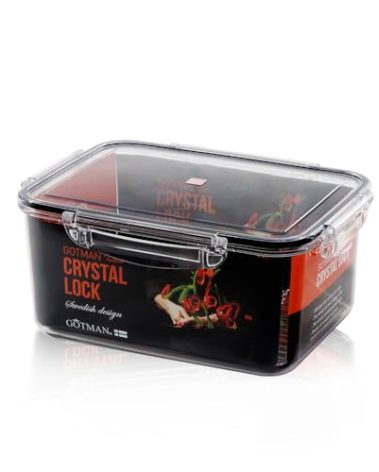 gotman Airtight Food Storage Container With Lid (94.7 OZ) Leak-Proof | BPA-Free | Meal Prep | Microwave, Freezer and Dishwasher Safe | Kitchen Fridge Organizer Boxes | Fresher Food