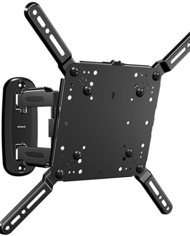 Made for Amazon Universal Full-Motion TV Wall Mount for TVs up to 55" and Compatible with Amazon Fire TVs