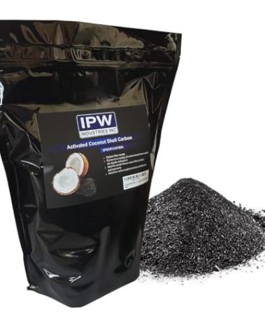 5 Lbs Bulk Water Filter/Air Filter Refill Coconut Shell Granular Activated Carbon Charcoal by IPW Industries Inc