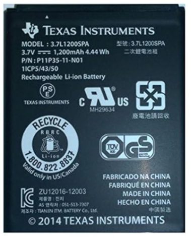 Texas Instruments XXBT-KT-B Rechargeable Battery without Wire