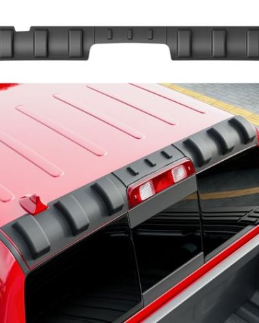 CZmenghe Rear Roof Protector Compatible with 2009-2018 Dodge Ram 1500 Rear Roof Spoiler Replacement for 2009 2010 2011 2012 2013 2014 2015 2016 2017 2018 Dodge Ram 1500 Accessories