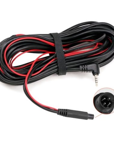 WOLFBOX 33Feet Rear Camera Longer Replacement Cable for G840S/ G930 / G840H / G850 / G850PRO / i07/ i17 / G900PRO Version with 2.5mm Jack (4-Pin)