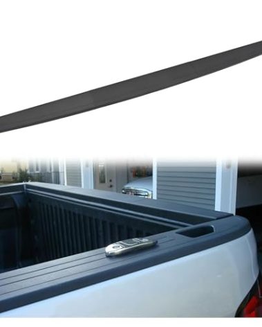 ECOTRIC Tailgate Molding Cap Cover Trim Compatible with 2014-2019 Chevy Chevrolet Silverado GMC Sierra 1500 2500HD 3500HD Replacement for 22763062 GM1904110 Top Protector Molding (3Pcs)
