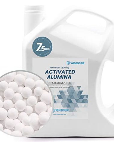 Wisesorb 7.5 LBS Activated Alumina, Alumina Desiccant Great for Filament Drying, Reusable Dessicant Dehumidifiers Desiccant Moisture Absorber Prevent Wet Filament