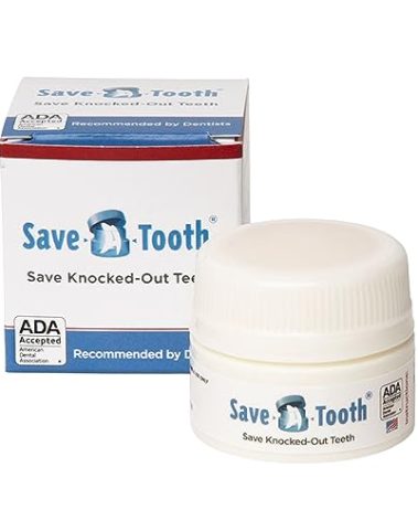 Save-A-Tooth Preservation Kit - Prevent Permanent Tooth Loss, Save Knocked Out Teeth for up to 24 Hours - Tooth Saver Made in the USA by SmartPractice - Keep in your Kit Bag for a Tooth Emergency