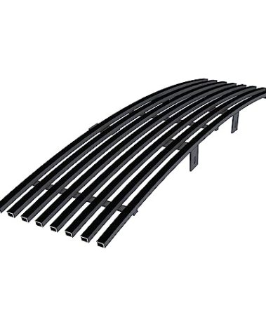 APS Compatible with Ford F-150 2009-2014 Lower Bumper Stainless Steel Black 8x6 Horizontal Billet Front Grill Grille Insert F66789J