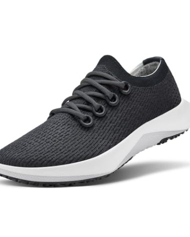 Allbirds Men's Tree Dasher 2, Active Running & Walking Sneakers - Natural Black (Blizzard Sole) - 10 Medium
