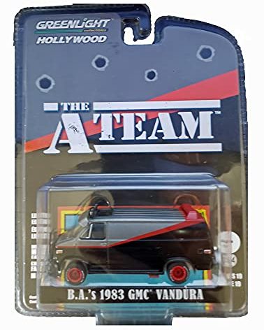 Collectibles Greenlight 44790-B The A-Team (1983-87 TV Series) 1983 GMC Vandura 1:64 Scale
