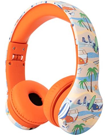 Snug Play+ Kids Headphones – Volume Limited 93dB for Safe Listening – Foldable, Durable Headphones for Toddlers, Boys & Girls – Tangle-Free Cord – Ideal for Travel, School, Tablets - Beach