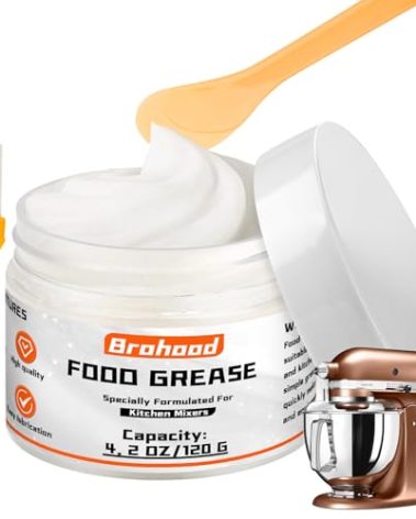 Brohood Food Grade Grease for Kitchenaid Stand Mixer, 4 oz Food Safe Grease Universally for Blenders, Stand Mixers and Food Processors, Prevent Wear and Rust
