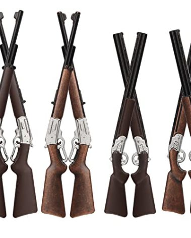 8 Pcs Miniature Rifle Retro Mini Hunting Gun Model Mini House Garden Accessories