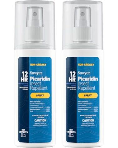 Sawyer Products SP5432 Picaridin Insect Repellent Spray, 20%, Pump, 3-Ounce, (Pack of 2) (Packaging may vary)