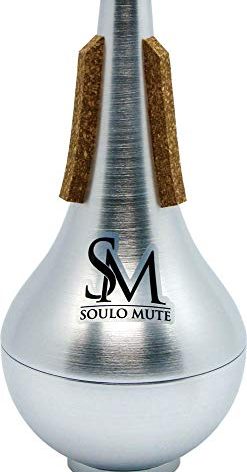 Soulo Mute SM6526 Trumpet Straight Mute - Aluminum - 7 x 3.5 x 3.5 inches
