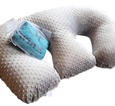 Twin Z Pillow The 6 uses in 1 Twin Pillow ! Grey Plus Free Travel Bag!